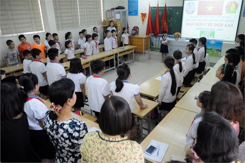 Đại hội chi đội 4a5 Trường tiểu học Đô Thị Việt Hưng năm học 2018 – 2019